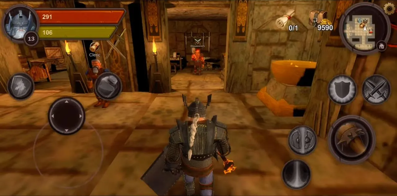 Dungeon Ward - rpg offline Capture d'écran 4