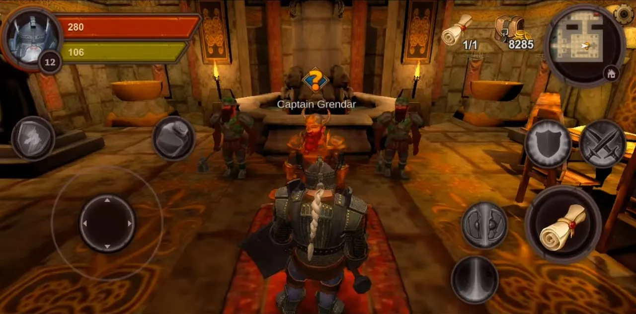 Dungeon Ward - rpg offline Capture d'écran 1